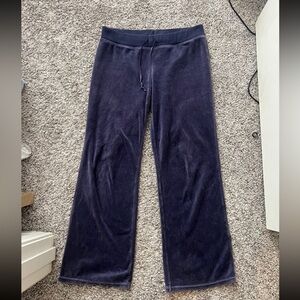 y2k 2000s low rise velour pants